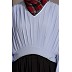 Dual colored abaya- Pleated maxi dress Dual colored abaya- Pleated maxi dress